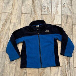 The North Face boys size 4T blue fleece jacket